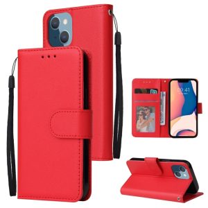 iPhone 14 Plus Wallet Case with Lanyard