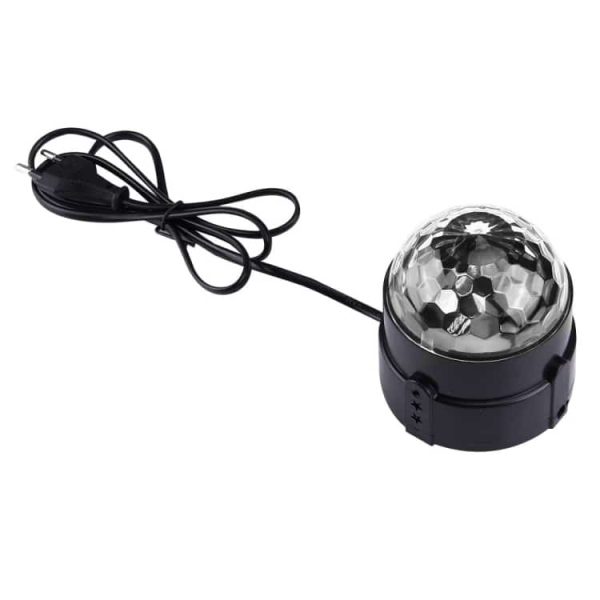 Mini Rotating Magic Ball LED Disco Light - Image 5