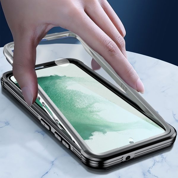 Galaxy S23 Plus Transparent Waterproof Shock Case - Image 7