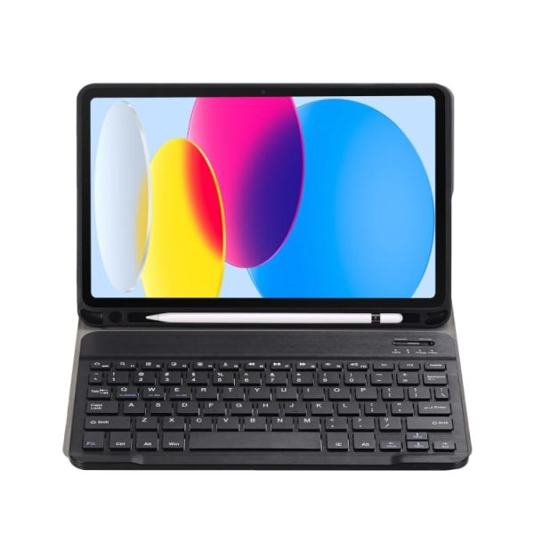 iPad 10th Gen 10.9 Ultra-thin Bluetooth Keyboard Case with Pen Slot - Image 2