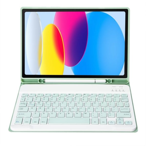 iPad 10th Gen 10.9 Ultra-thin Bluetooth Keyboard Case with Pen Slot - Image 18