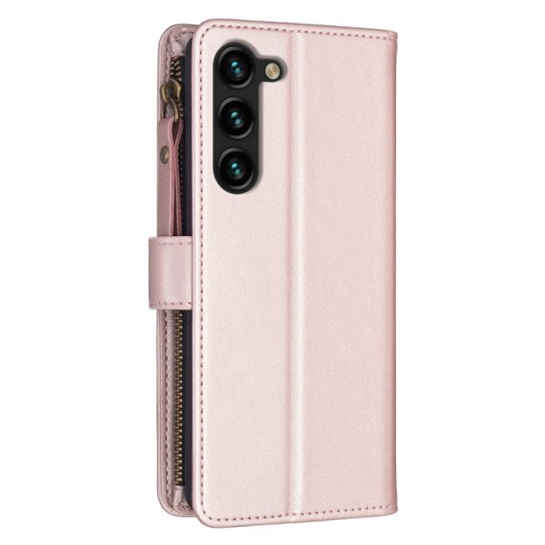 Galaxy S24 Plus Leather ZipWallet Case - 9-Card Slot Flip Cover - Image 9