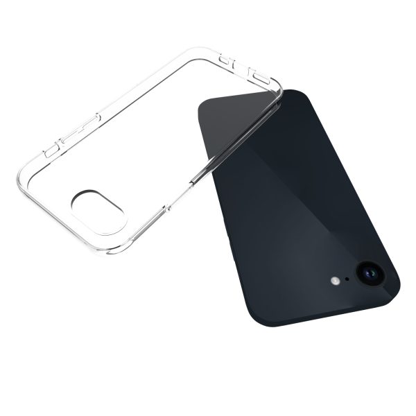 iPhone 16E/SE 2024 Waterproof Texture TPU Phone Case(Transparent) - Image 3